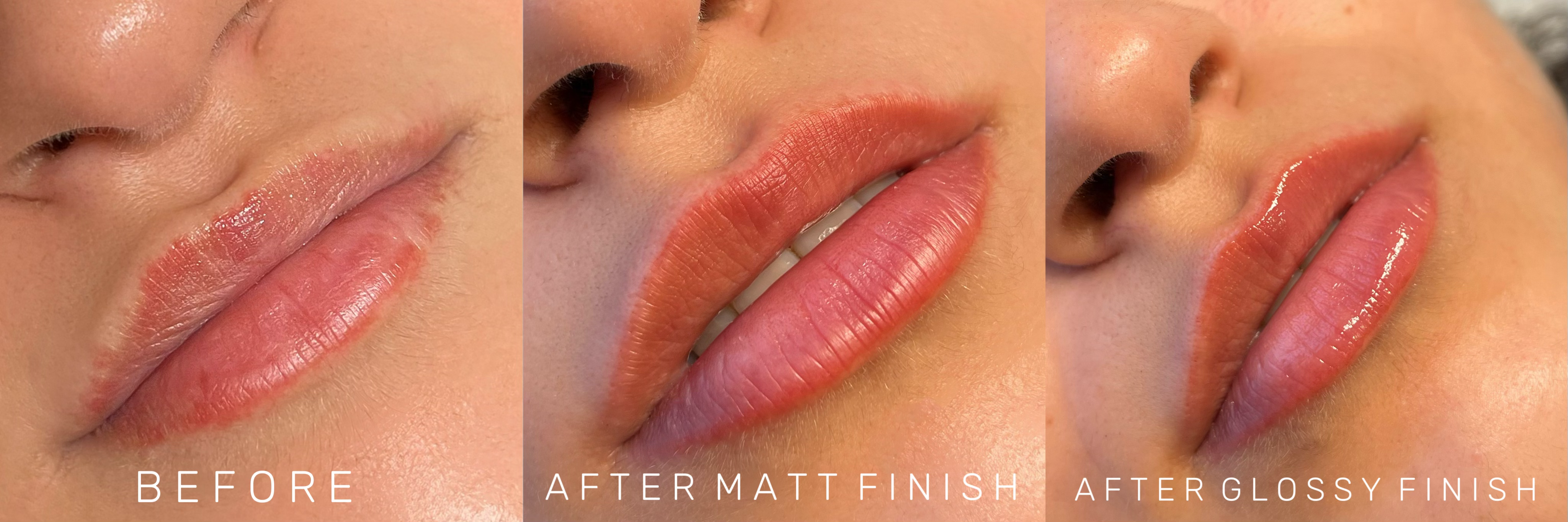 PMU Lip – Burcu – Before and After PMU Lip - Burcu - Before and After